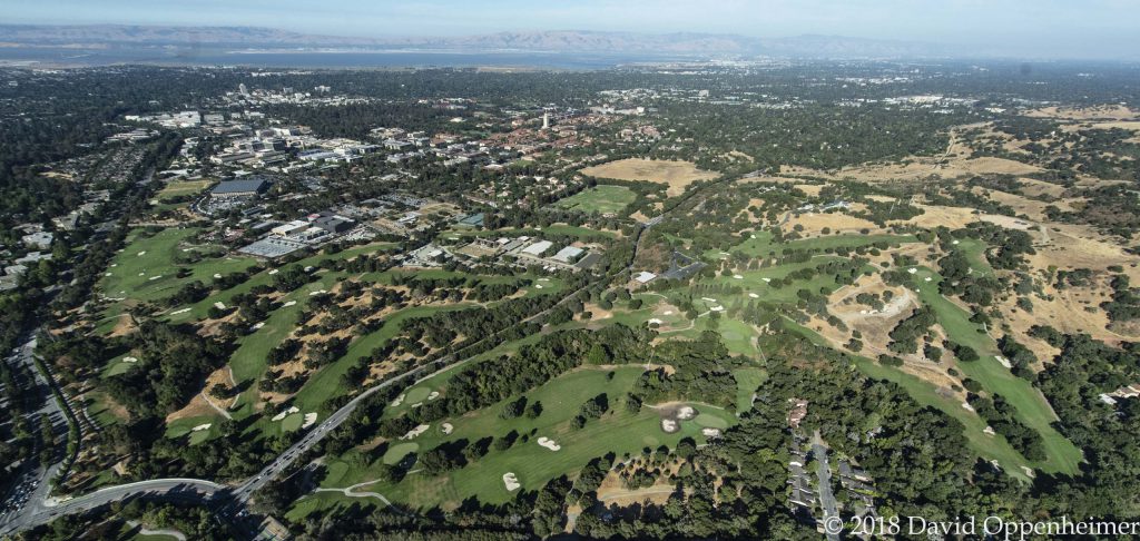 Stanford Golf Course Aerial