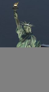 Statue of Liberty Aerial Photo