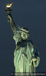 Statue of Liberty Aerial Photo