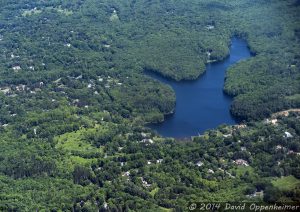 Streets Pond in Wilton, Connecticut