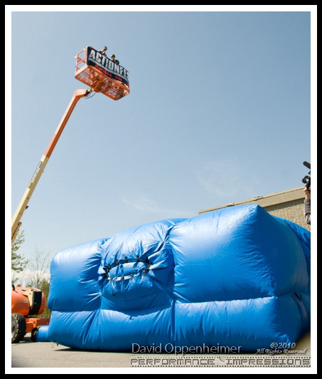 Rocketman Jet Pack flight by Howard Kinnie Gibson at Actionfest Film Festival Stunt Show at Carolina Cinemas