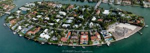 Sunset Islands Miami Beach Aerial View