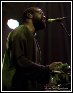 Tunde Adebimpe with TV on the Radio at Moogfest