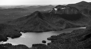 Table Rock Reservoir and Table Rock Moutain in Table Rock State Park