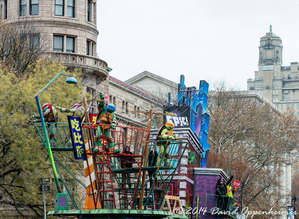 Teenage Mutant Ninja Turtles Float at Macy’s Thanksgiving Day Parade