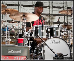 Terrence Higgins with the Warren Haynes Band at Bonnaroo