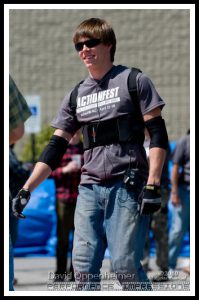 Trevor Habberstad - Stuntman - Aerial Stunt at Actionfest Film Festival Stunt Show at Carolina Cinemas