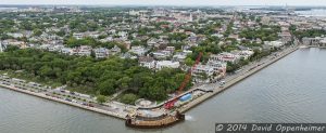 The Battery in Charletson, South Carolina Aerial Photo