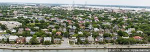 The Battery in Charletson, South Carolina Aerial Photo