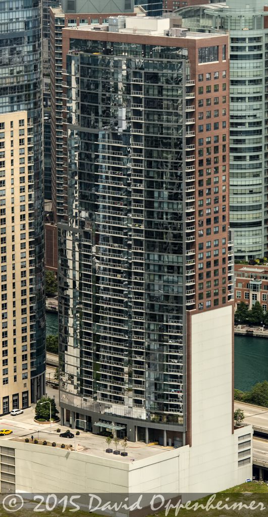 The Chandler Condominiums Building Chicago Aerial