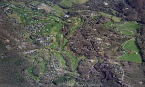 The Cliffs at Walnut Cove Golf Course and Clubhouse Aerial View