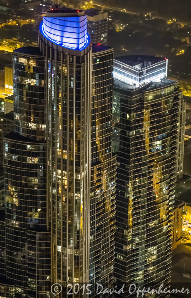The Grant Luxury Condos Buildings Aerial in Chicago