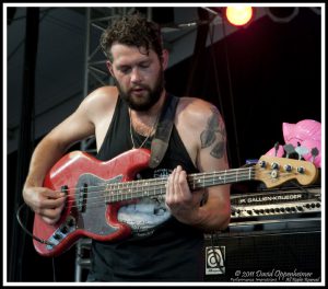 Chris Zasche with The Head and the Heart at Bonnaroo