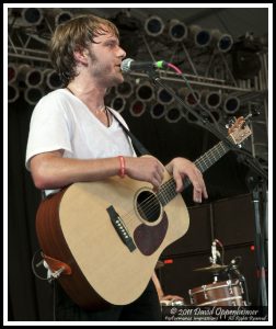 Josiah Johnson with The Head and the Heart at Bonnaroo