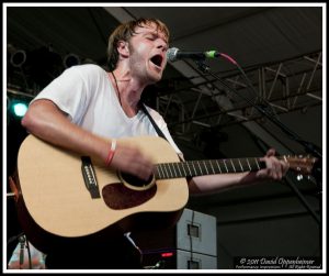 Josiah Johnson with The Head and the Heart at Bonnaroo