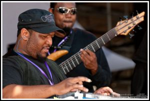 Roosevelt Collier on Pedal Steel Guitar with and Alvin Cordy on Bass with The Lee Boys at the 2010 All Good Festival