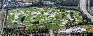 The Park West Palm Golf Course in West Palm Beach, Florida Aerial View