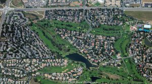 The Ranch Country Club Golf Course in Westminster, Colorado Aerial View