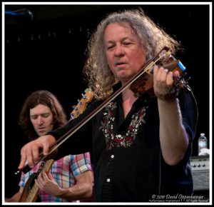 Tim Carbone with Railroad Earth at Bonnaroo 2011