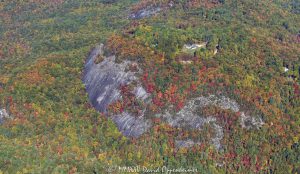 Timber Ridge Cashiers Panthertown Valley Devils Courthouse cliff aerial view 8368