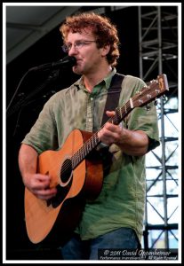 Todd Sheaffer with Railroad Earth at Bonnaroo 2011