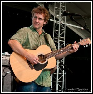 Todd Sheaffer with Railroad Earth at Bonnaroo 2011