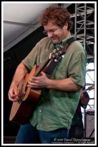 Todd Sheaffer with Railroad Earth at Bonnaroo 2011