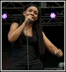 Leba Thomas with Toots and the Maytals at All Good Festival