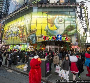 Toys "R" Us Store at Times Square in New York City with Elmo