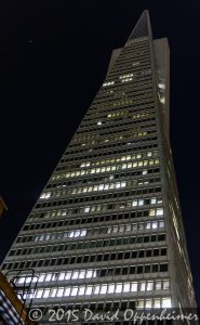 Transamerica Pyramid at Night