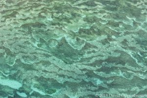 Turquoise Caribbean Ocean Water in Jamaica Aerial Photo