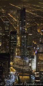 Trump International Hotel & Tower Chicago Aerial