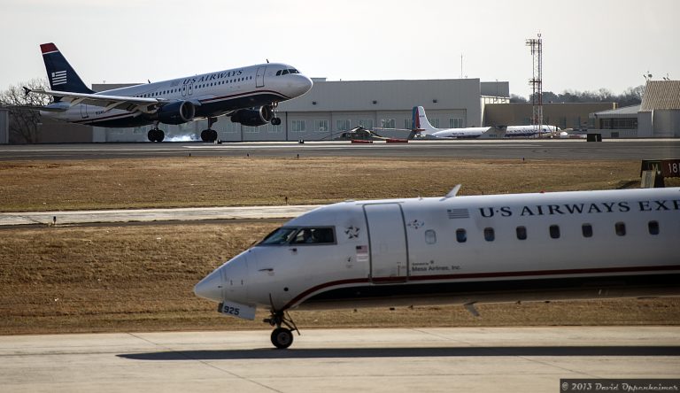 US Airways Jet Plane Prior to Merger with American Airlines
