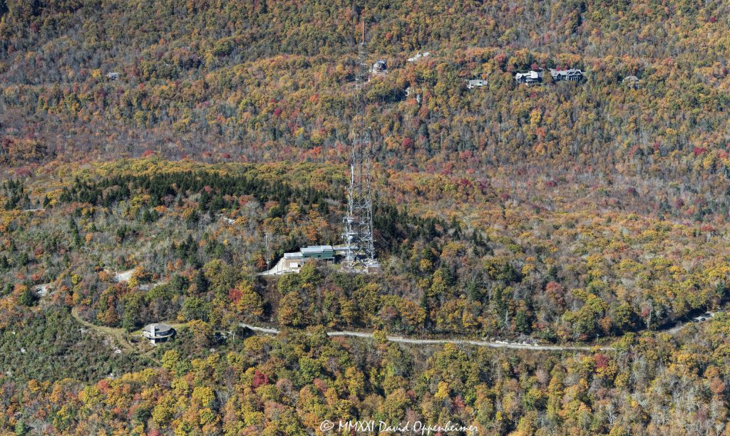 WUNE TV transmit tower aerial view Linville NC 8733 scaled
