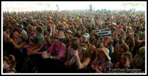 Bonnaroo Music Festival Crowd at Wanda Jackson Concert