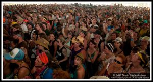 Bonnaroo Music Festival Crowd at Wanda Jackson Concert