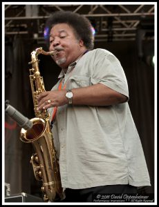 Ron Holloway with Warren Haynes Band at All Good Festival