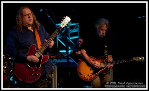 Warren Haynes and Bob Weir with Furthur on 3/13/2011 in New York City at Best Buy Theater