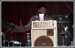 Terence Higgins on Drums with Dirty Dozen Brass Band at Warren Haynes Christmas Jam Pre-Jam - Xmas Jam 2010