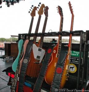Warren Haynes' Guitars Backstage with Gov't Mule