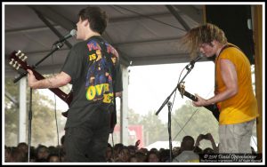 Nathan Williams and Stephen Pope with Wavves at Bonnaroo