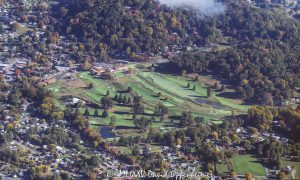 Waynesville Inn and Golf Club golf course aerial view 7957