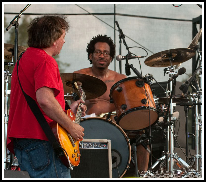 Gene Ween and Claude Coleman Jr. with Ween at Bonnaroo Music Festival 2010