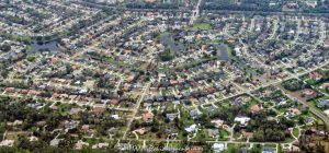 Wellington Lakes in Wellington, Florida Aerial View