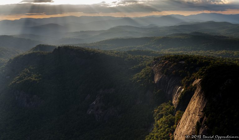 Whiteside Mountain Between Cashiers and Highlands North Carolina