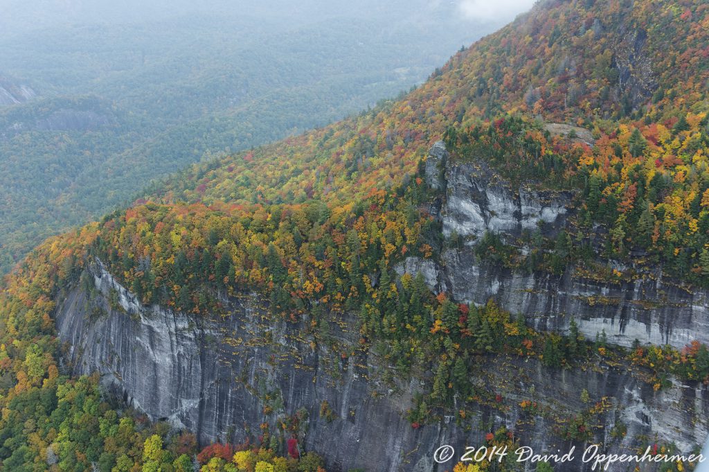 Whiteside Mountain Between Cashiers and Highlands North Carolina