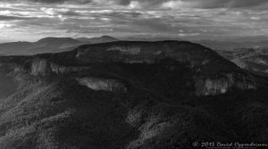 Whiteside Mountain Between Cashiers and Highlands North Carolina