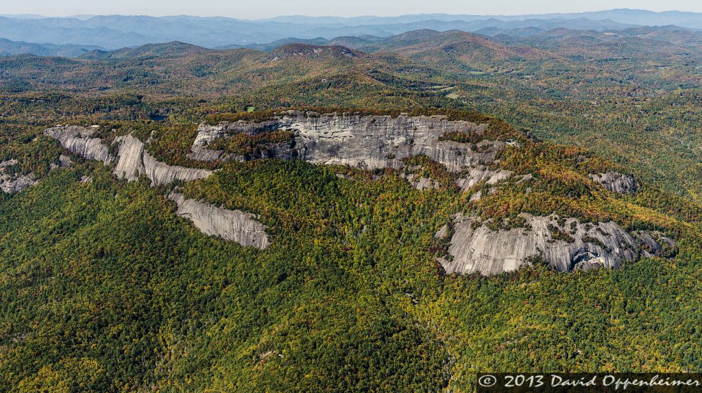 Whiteside Mountain Between Cashiers and Highlands North Carolina