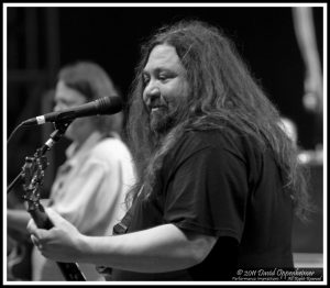 Dave Schools with Widespread Panic at Bonnaroo Music Festival