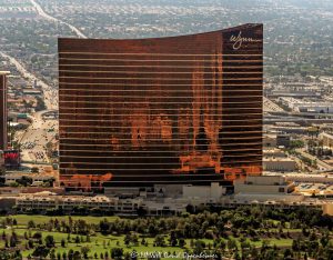 Wynn Las Vegas Hotel Casino and Golf Club Aerial View